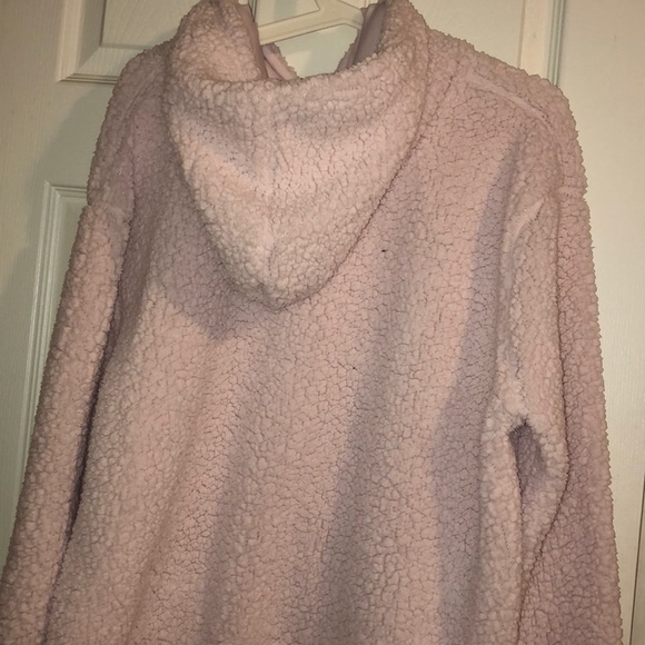 Revamped Pink Cozy Fleecey Teddy Bear Sweater - Picture 5 of 5